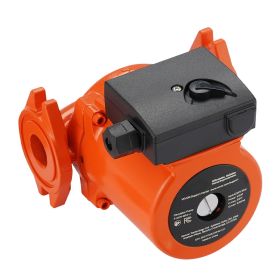 F-0011-BF4-J Cast Iron Circulator Pump, 33 GPM, AC 120V 33 ft Hot Water Recirculating Circulation Pump, 1-1/4 in Flange Connection, 3-Speed Adjus