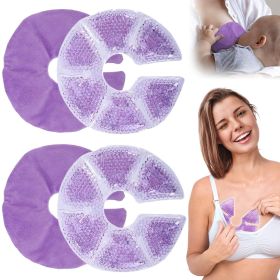 Breast Therapy Pack of 2 Cooling/Heating Reusable Breast Therapy Pads for Breastfeeding, Soothes Clogged Ducts, Improve Milk Flow