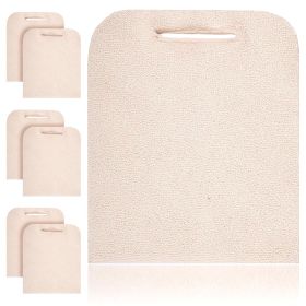 Terry Cloth Pot Holders for Kitchen 9 x 12 Inch. Pack of 12 Natural Color Hot Pads for Kitchen. Washable Pot Holder with Hand Hole. Thick Cotton