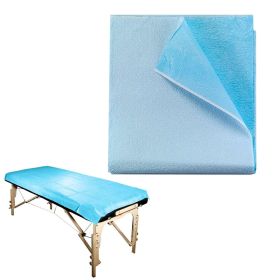 Disposable Stretcher Sheets 40 X 90. Pack of 50 Disposable Bed Sheets 40x90 Bed Covers Tissue/Poly Table Sheets for Hospitals, Salons, Spa Clubs